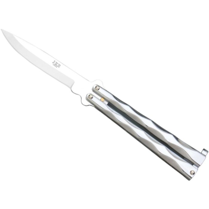 Briceag Butterfly Joker Abanico Classic Stainless Steel, Maner din Zamak, Lama 10cm