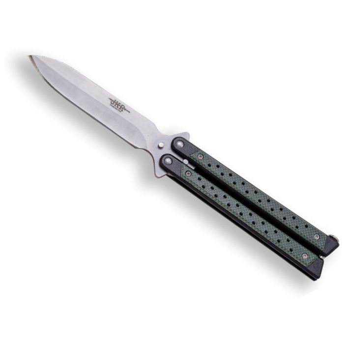 Briceag Butterfly Joker Abanico Fibre, Maner din Fibra, Lama 10.5cm