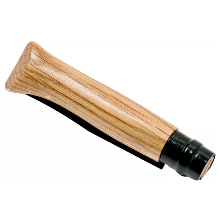 Briceag Opinel Nr.08 Black Oak Edition Pocket Knife + Cutie Cadou din Lemn, Oak Wood, BlackBrown 4