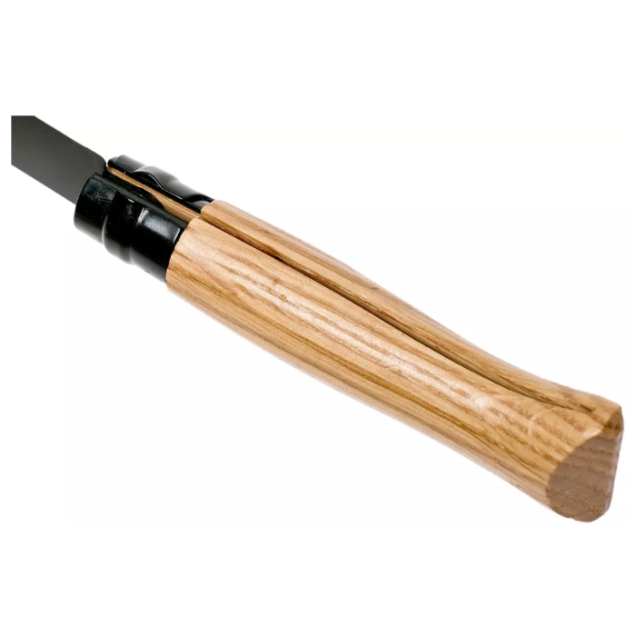 Briceag Opinel Nr.08 Black Oak Edition Pocket Knife + Cutie Cadou din Lemn, Oak Wood, BlackBrown 5
