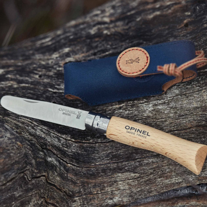 Briceag Pliabil pentru Copii Opinel Nr.07 My First Opinel + Teaca, Natural Beechwood 8