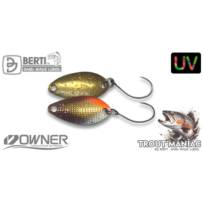 Осцилираща лъжичка Berti Candy Rock, Цвят 264 UV, 2.2cm, 1.2g 2