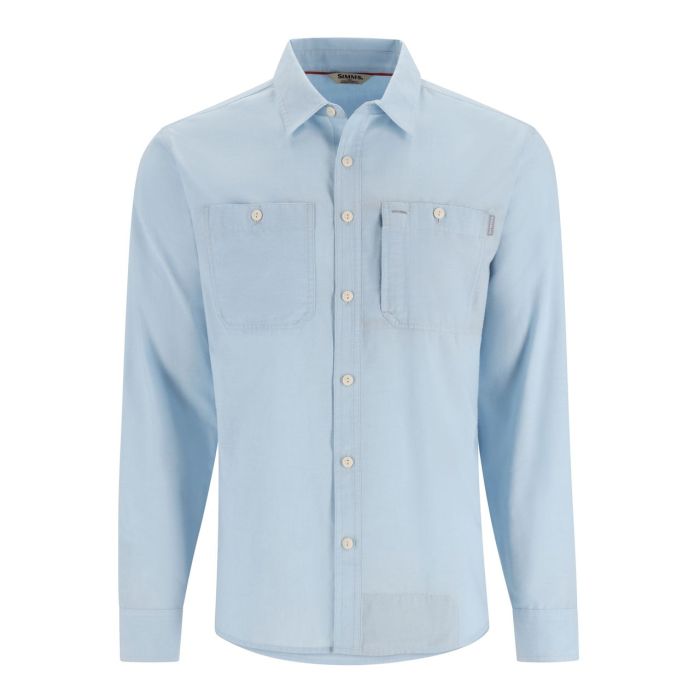 Camasa Simms Cutbank Chambray Shirt Sky Chambray