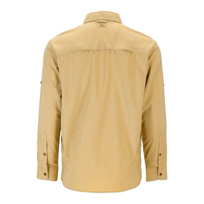 Camasa Simms Guide BugStopper Shirt, Bistre Heather 2