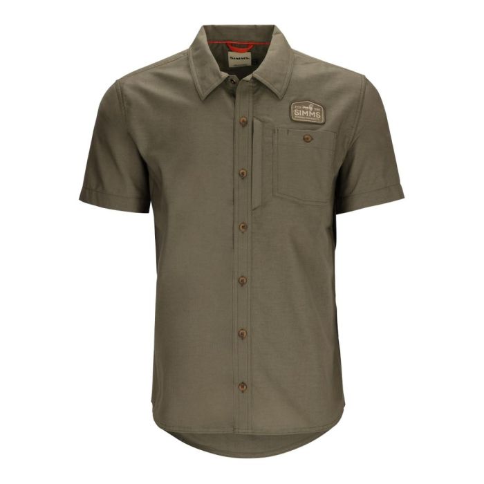 Camasa Simms Shop Shirt, Dark Stone
