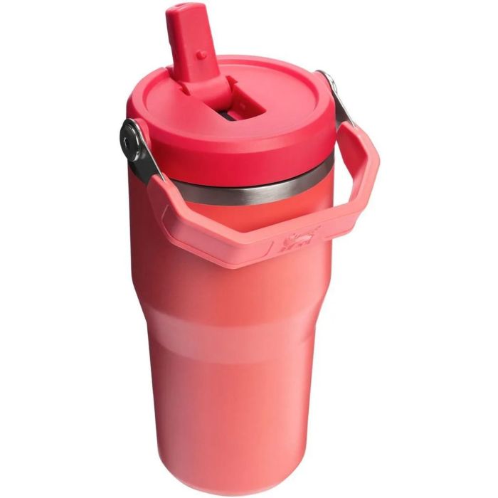 Термо чаша Stanley The IceFlow Flip Straw 2.0 Tumbler, 0.6L, Hot Coral 2