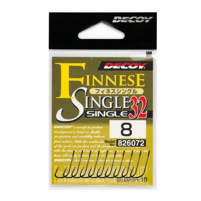 Carlige Decoy 32 Finesse Single, 10bucplic