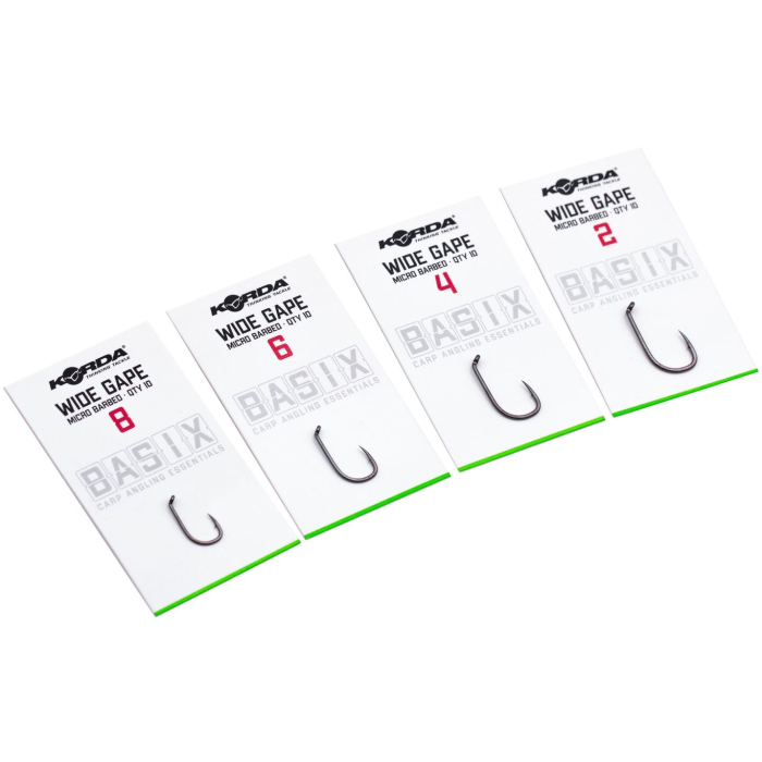 Carlige Korda Basix Wide Gape Hooks, 10buc/plic 3