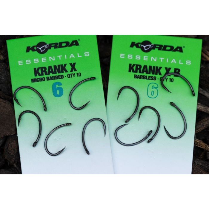 Carlige Korda Essentials Krank X, Barbed, 10bucplic 3