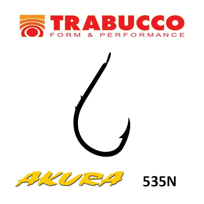 Carlige Trabucco Akura 535N, 15 buc/plic