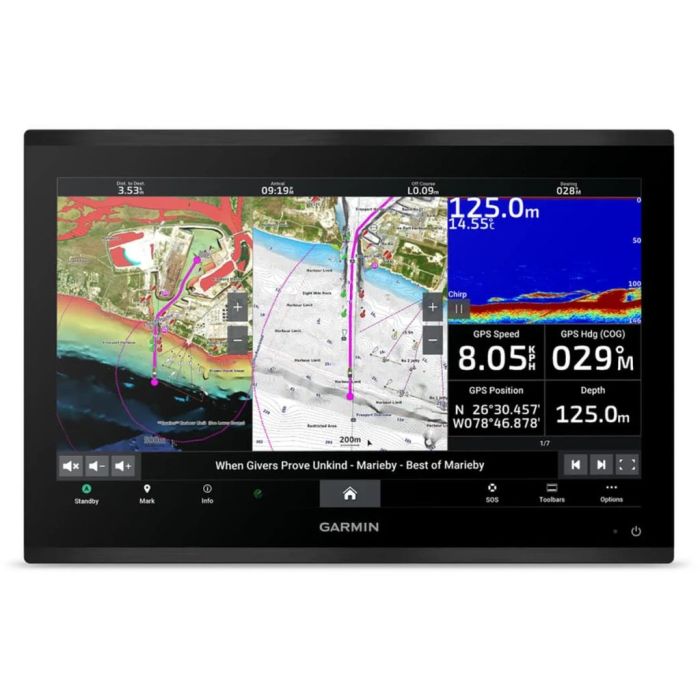 Sonar Chartplotter Garmin GPSMAP 9024 fara Sonda 5
