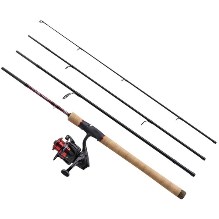 Combo Abu Garcia Lanseta Diplomat V2 Travel 704ML, 2.13m, 5-21g, 4buc + Mulineta Diplomat V2 3000