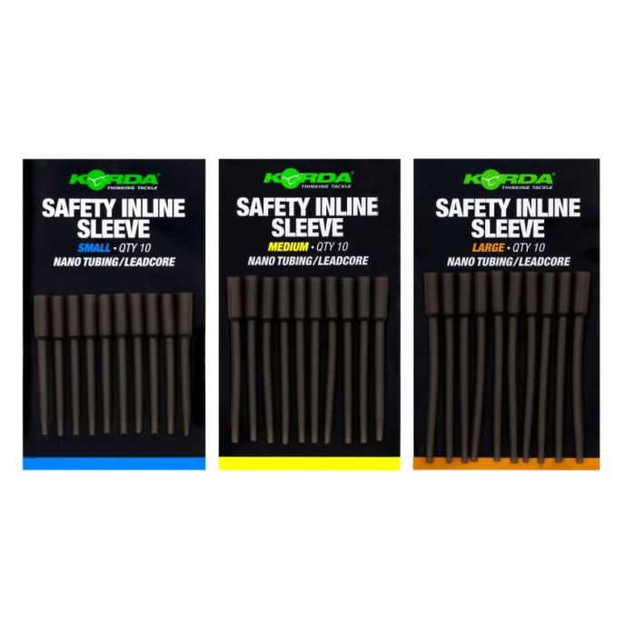 Conuri antitangle Korda Safety Inline Sleeve Nano Tubing/Leadcore, 10buc/plic