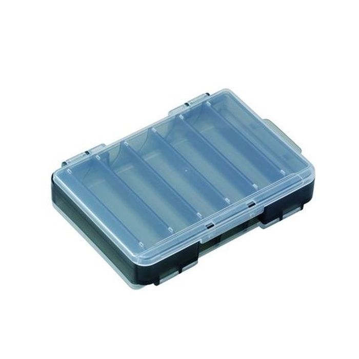 Cutie Meiho Reversible F86 Two Sided Plastic Lure Case Black, 14x10.4x3.2cm