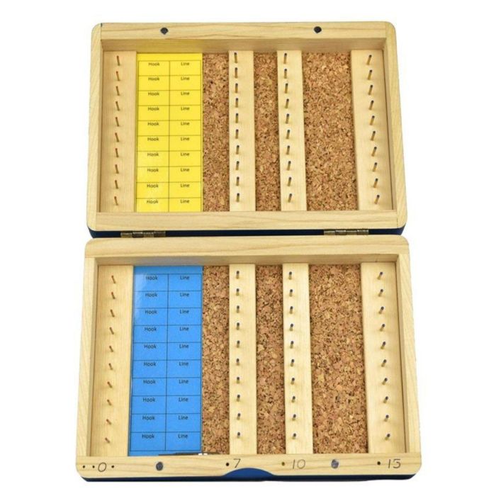 Cutie Riguri Garbolino DeLuxe Competitie din Lemn, 40 Locasuri