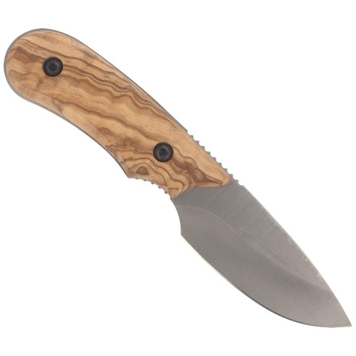 Cutit de Jupuit Muela IBEX-8.OL, MoVa Steel, Olivewood + Teaca Piele 2
