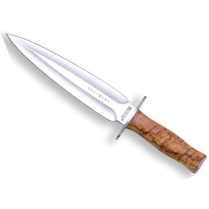 Cutit Joker Colmillo CO108, Maner Lemn de Maslin, Lama 21.5cm