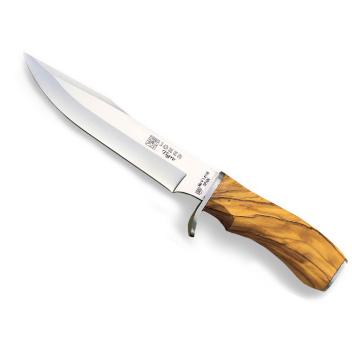 Cutit Joker Tigre CO37, Maner Lemn de Maslin, Lama 17cm