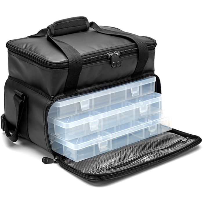 Geanta Accesorii Daiwa Tournament Pro 3 Box Feeder Carryall L+ 3 Cutii  3