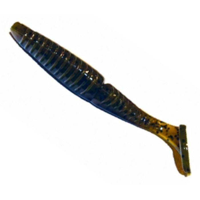 Shad Gambler Ez Vibez Swimbait, Culoare Green Pumpkin, 9.50cm, 9buc/plic