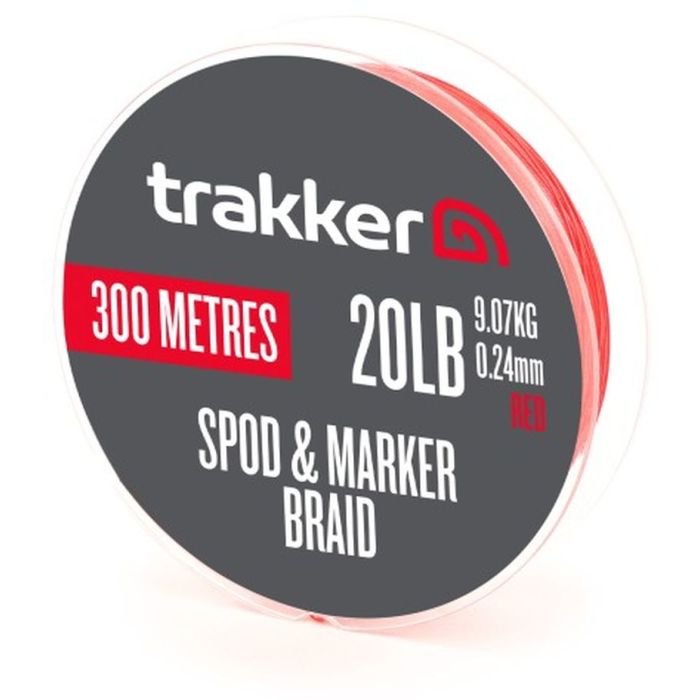 Fir Textil Spod & Marker Braid, Rosu, 300m