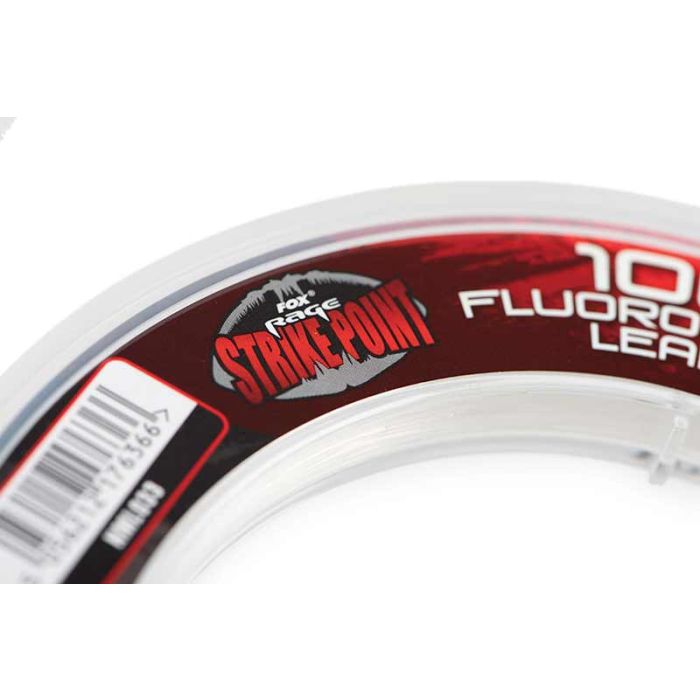 Fir Fluorocarbon Fox Rage Strike Point Fluorocarbon Leader, Clear 2