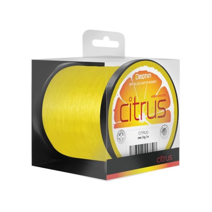 Fir Monofilament Delphin Citrus, Galben, 600m