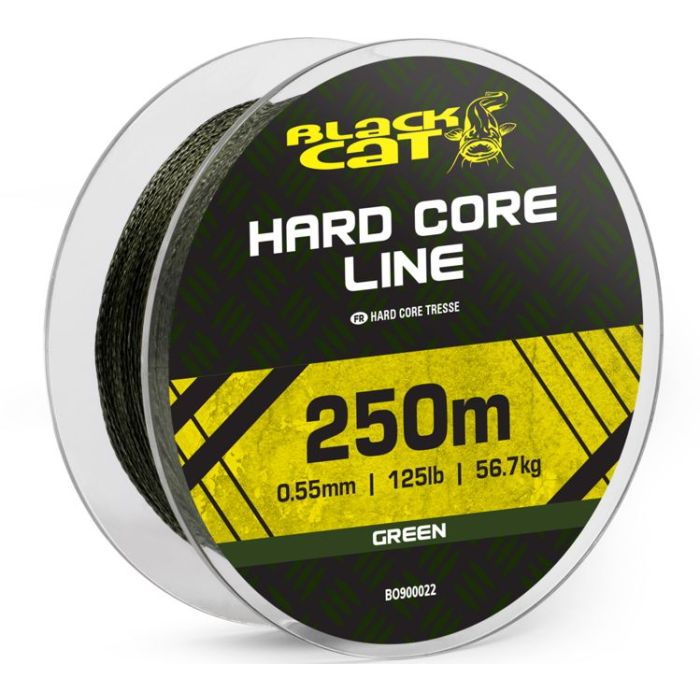 Fir Textil Black Cat BC Hard Core Line, Verde, 250m