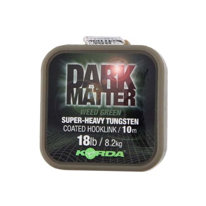 Fir Textil Cu Camasa Korda Dark Matter Super-Heavy Tungsten Coated Weed Green, 20m