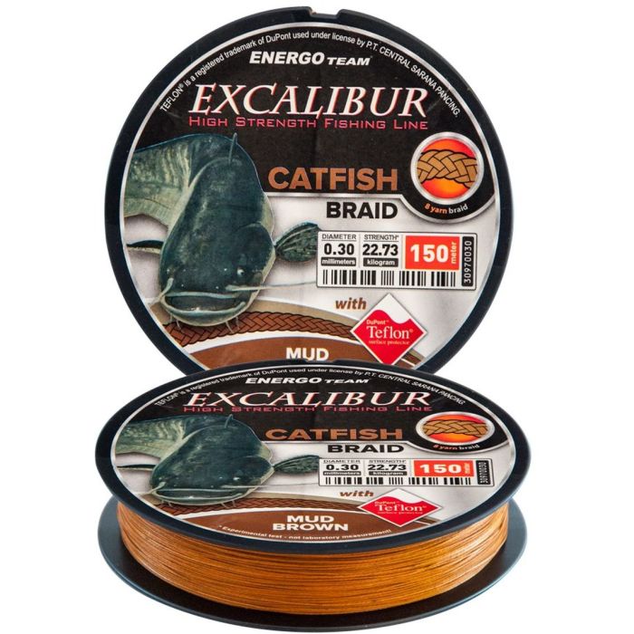Fir Textil EnergoTeam Excalibur Catfish, 150m, Diametru 0.60mm, 59.09kg