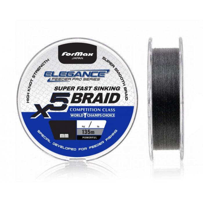 Fir Textil Formax Elegance Feeder Pro Super Fast Sinking Braided Line X5, 135m