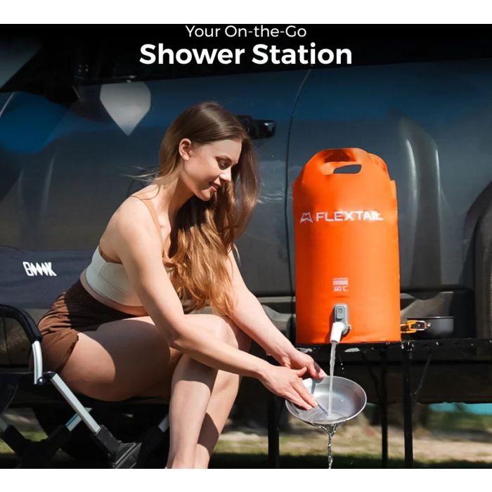 Dus Portabil Cu Rezervor Flextail Tiny Shower, 20l 2