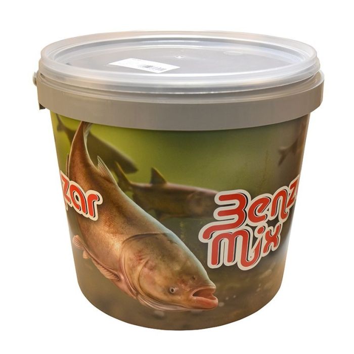 Galeata Benzar Mix Pescuit la Fitofag cu Capac, Verde, 5L