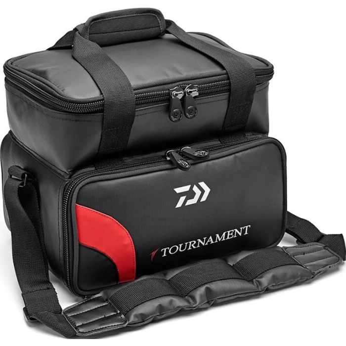 Geanta Accesorii Daiwa Tournament Pro Carryall + 3 Cutii pentru Naluci