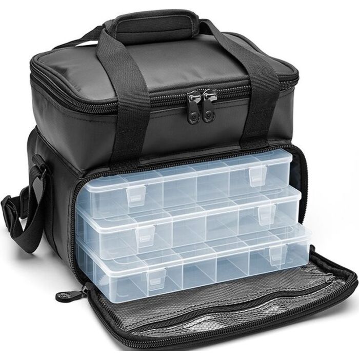 Geanta Accesorii Daiwa Tournament Pro Carryall + 3 Cutii pentru Naluci 2