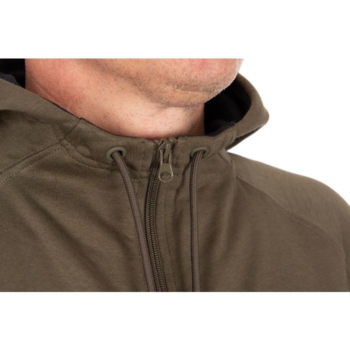 Hanorac cu Fermoar Fox Collection Zipped Hoody, Green 3
