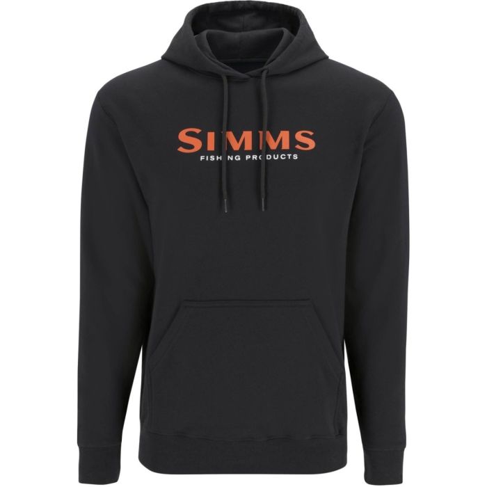 Hanorac Simms Logo Hoody, Black