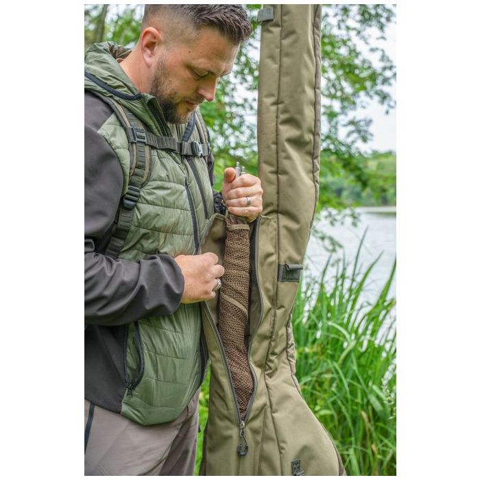 Husa Korum Expedition 2 Rod Sleeve, 2 Lansete + 2 Mulinete, 195cm 3