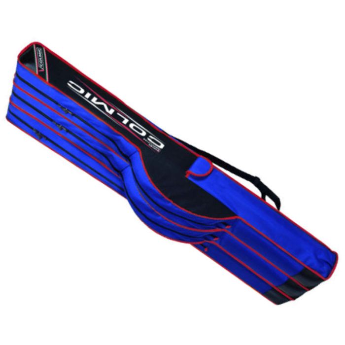 Husa Lansete Colmic Surf Fishing Rod Case Serie Red, 3 Compartimente, 1.75m