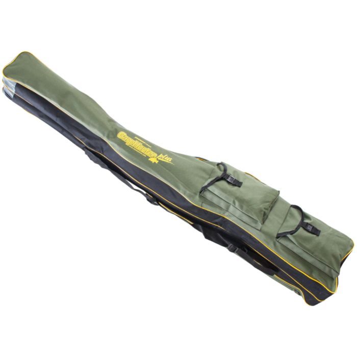 Husa pentru Lansete EnergoTeam Carp Hunter Plus, 2 Compartimentte, 120cm