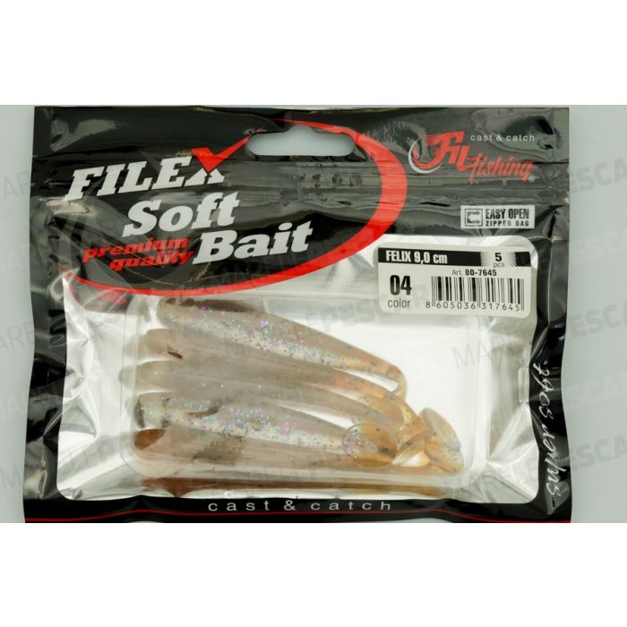 Shad FilFishing Filex Felix, Culoare 04, 9cm, 5bucplic 2