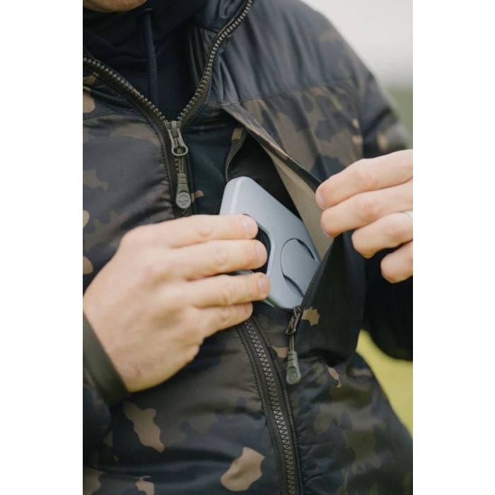 Jacheta Korda Insulated Hooded Jacket, Culoare Dark Camo 9