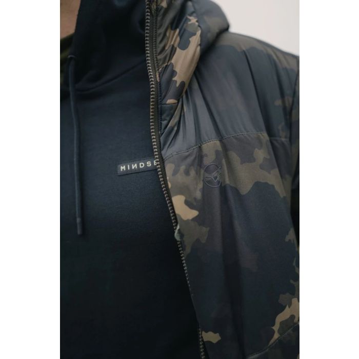 Jacheta Korda Insulated Hooded Jacket, Culoare Dark Camo 8