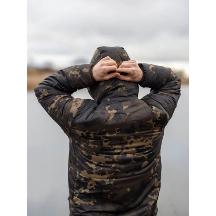 Jacheta Korda Insulated Hooded Jacket, Culoare Dark Camo 4