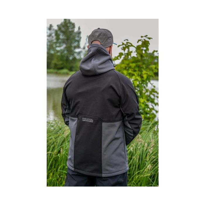 Jacheta Preston Softshell, Black Grey 4