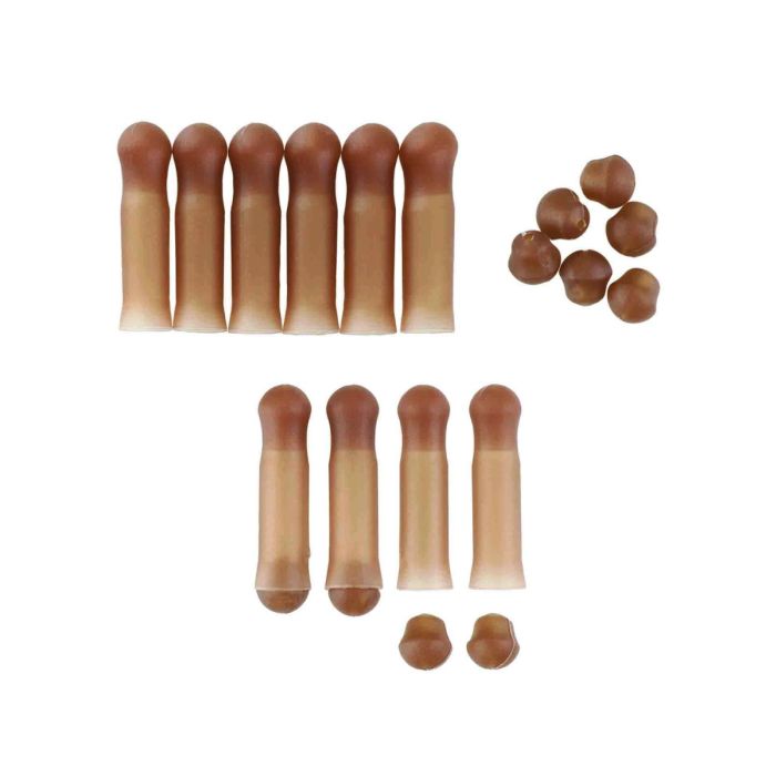 Kit Montura Carp Spirit Helicopter Sleeves & Beads, Brown, 10buc