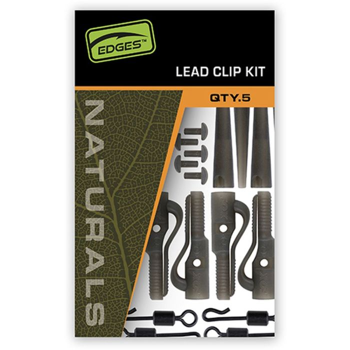 Kit Plumb Pierdut FOX Edges Naturals Lead Clip Kit, 5buc/plic