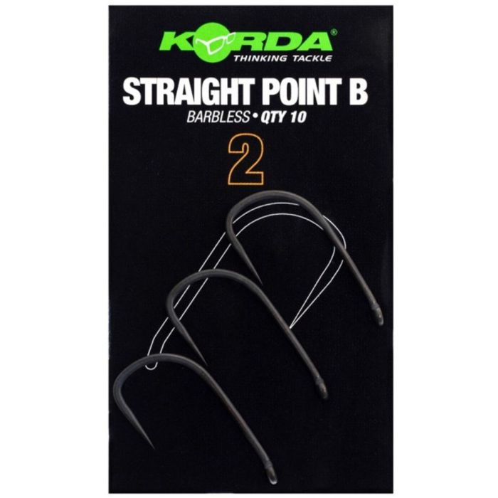 Carlige Korda Straight Point, Barbless, 10buc/plic