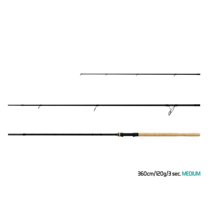 Фидер въдица Delphin Reaxe Фидер Medium, 3.60m, 120g, 3+3buc 2