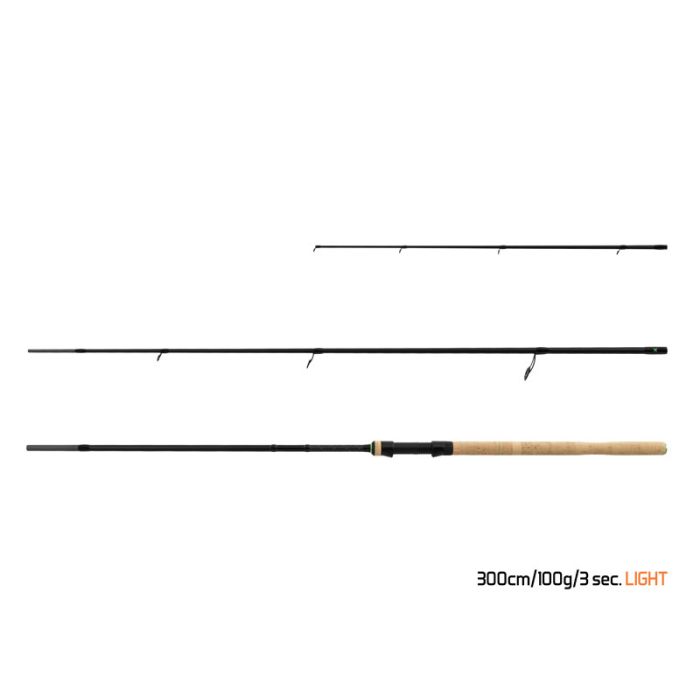 Lanseta Delphin Reaxe Feeder Light, 3.00m, 100g, 3+3buc 2